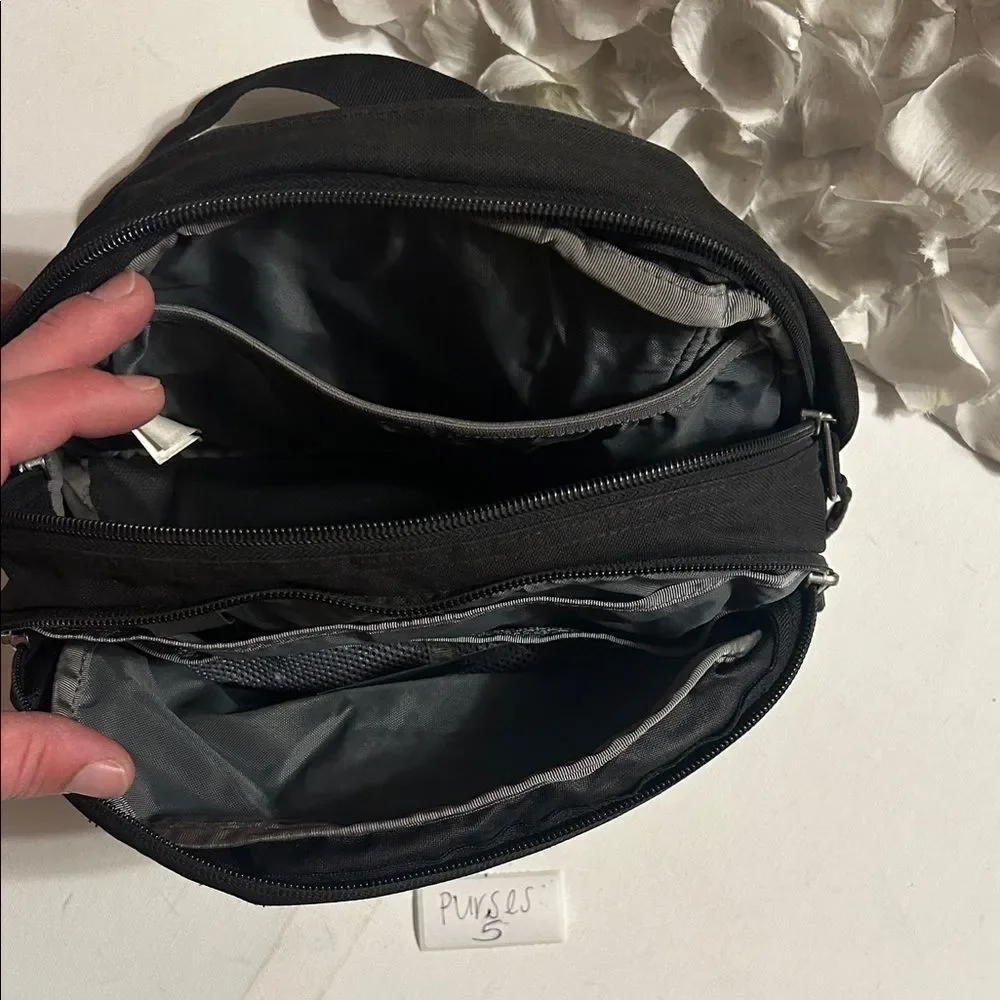 The North Face Black and Gray Belt Bag